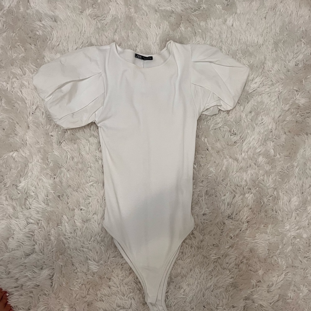 Zara white body suit